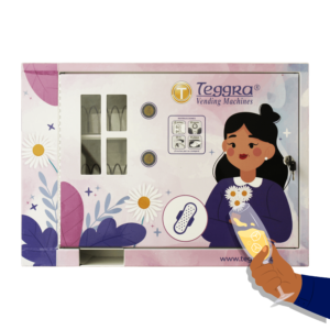 Máquina expendedora de toallas modelo 2 resortes cuadrada (VT2RC)