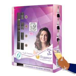 Máquina expendedora de toalla femenina 4 resortes (VT4R)