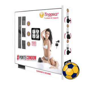 Máquina expendedora de condones modelo 3 resortes