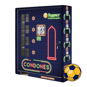 Máquina expendedora de condones modelo cuatro resortes (VC4R)