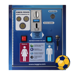 Máquina de control de acceso 2 puertas multimonedas (CA2PMM)