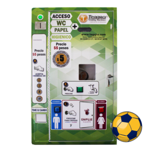 Máquina expendedora de papel y control de acceso 2 puertas Master