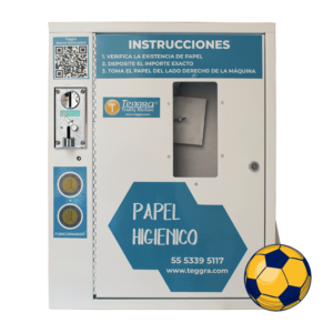 Máquina expendedora de papel higiénico modelo básico