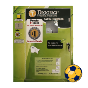 Máquina expendedora de papel modelo security plus para torniquete