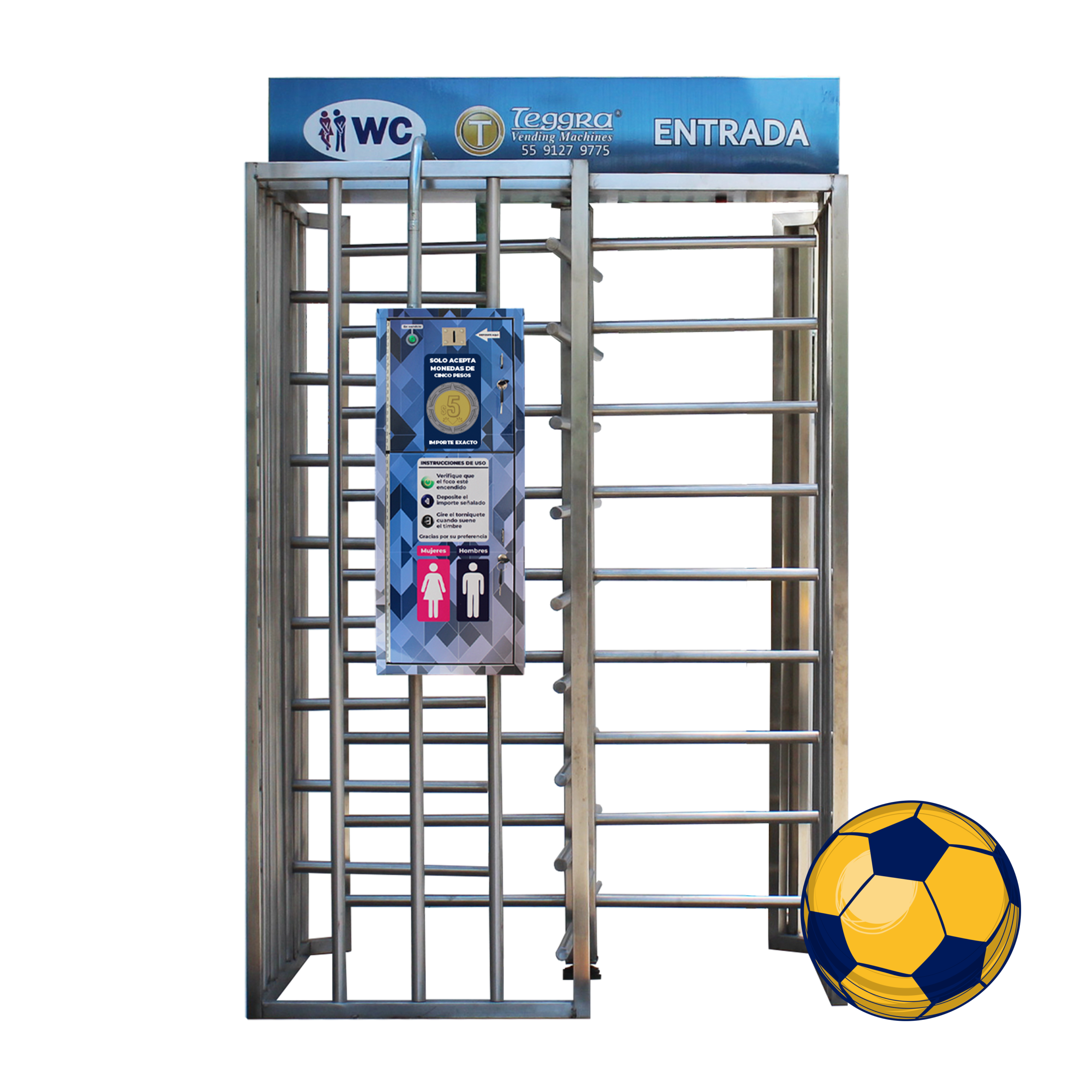 Torniquete bidireccional de flujo alto (TBI)