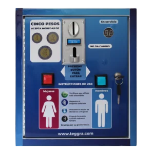 Maquina de Control de Acceso 2 puertas Multimonedas